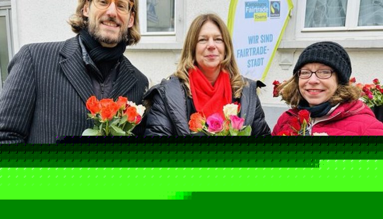 Fairtrade-Rosen in Wiesbaden