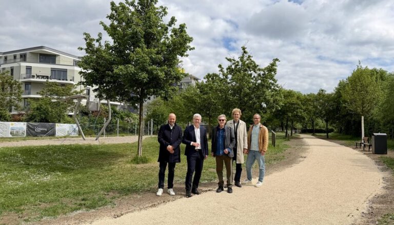 Neue Fuß- und Radwege in Kastel